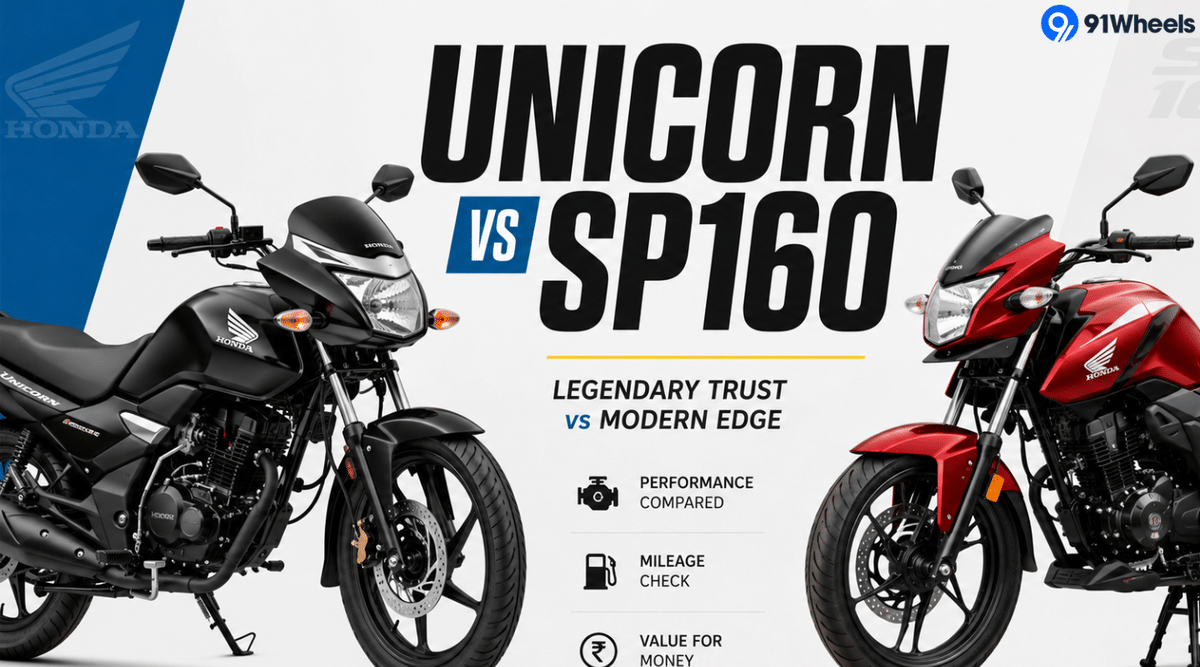 Honda Unicorn vs Honda SP160 Honda Unicorn vs Honda SP160